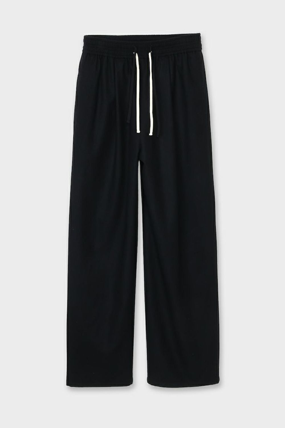 SUPER 140S DOUBLE STRINGS PANTS / スーパー140S ダブルストリングスパンツ (ブラック）