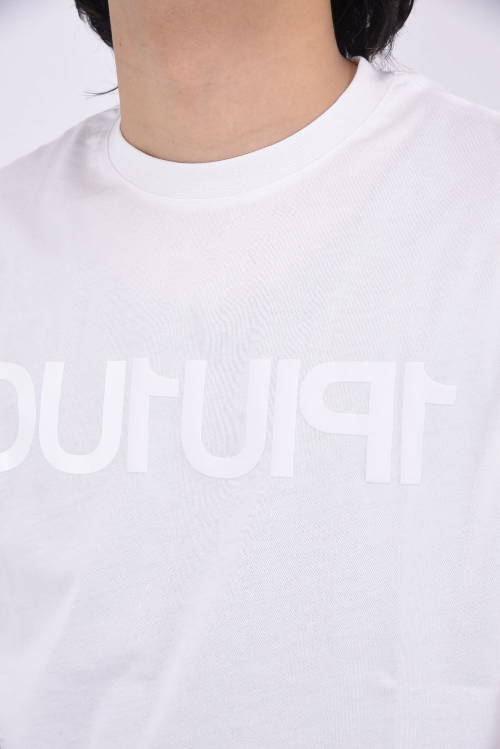 BIG LOGO INVERTED T-SHIRT / ビッグロゴ インバート Tシャツ (ホワイト)