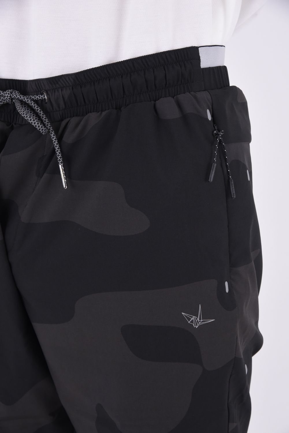 CAMO LIGHT LONG PANTS / カモフラ柄 ライトロングパンツ ブラック