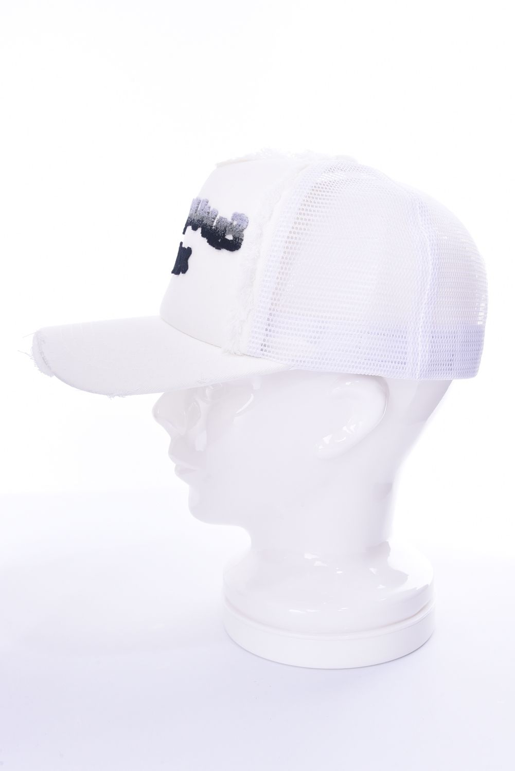 TOOTHBRUSH EMBROIDERY CAP / グラデーション 3Dロゴキャップ ホワイト