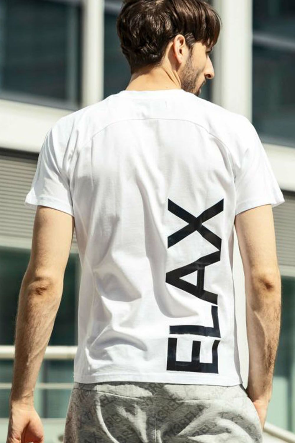 VERTICAL LOGO SHORT-SLEEVED T-SHIRT / バーチカルロゴ 半袖Tシャツ ホワイト