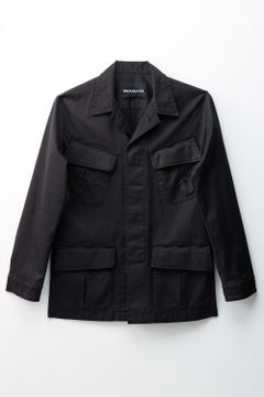 【BLACK MILITARY Vol.7】 JUNGLE FATIGUE L/S SHIRT JACKET -BLACK- (10月頃入荷予定 )※オーダー締切8/6(金)11:59迄