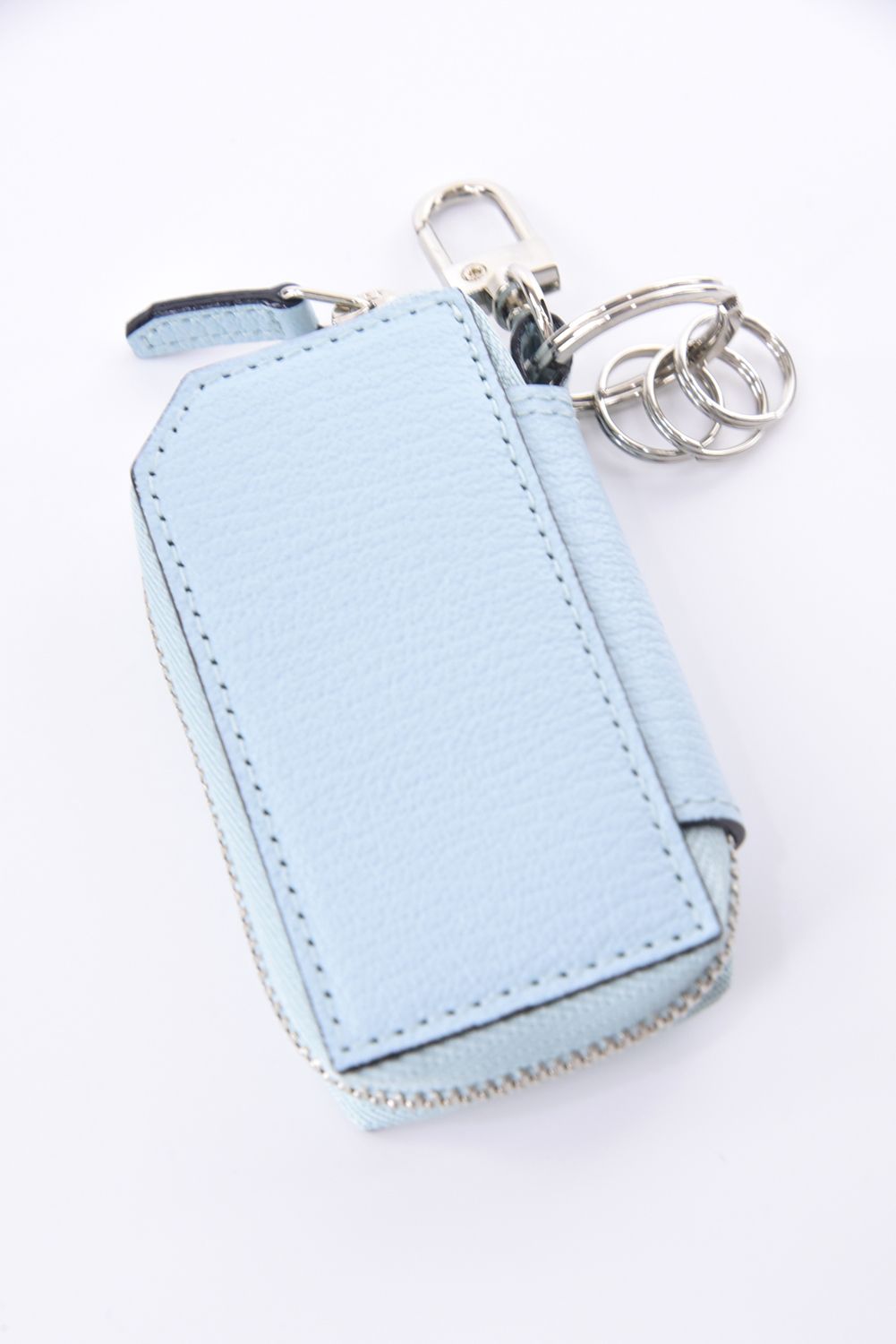 【残り1点】 SMART KEY CASE / LA111GT ゴートレザー スマートキーケース ソーダ / チャコールグレー