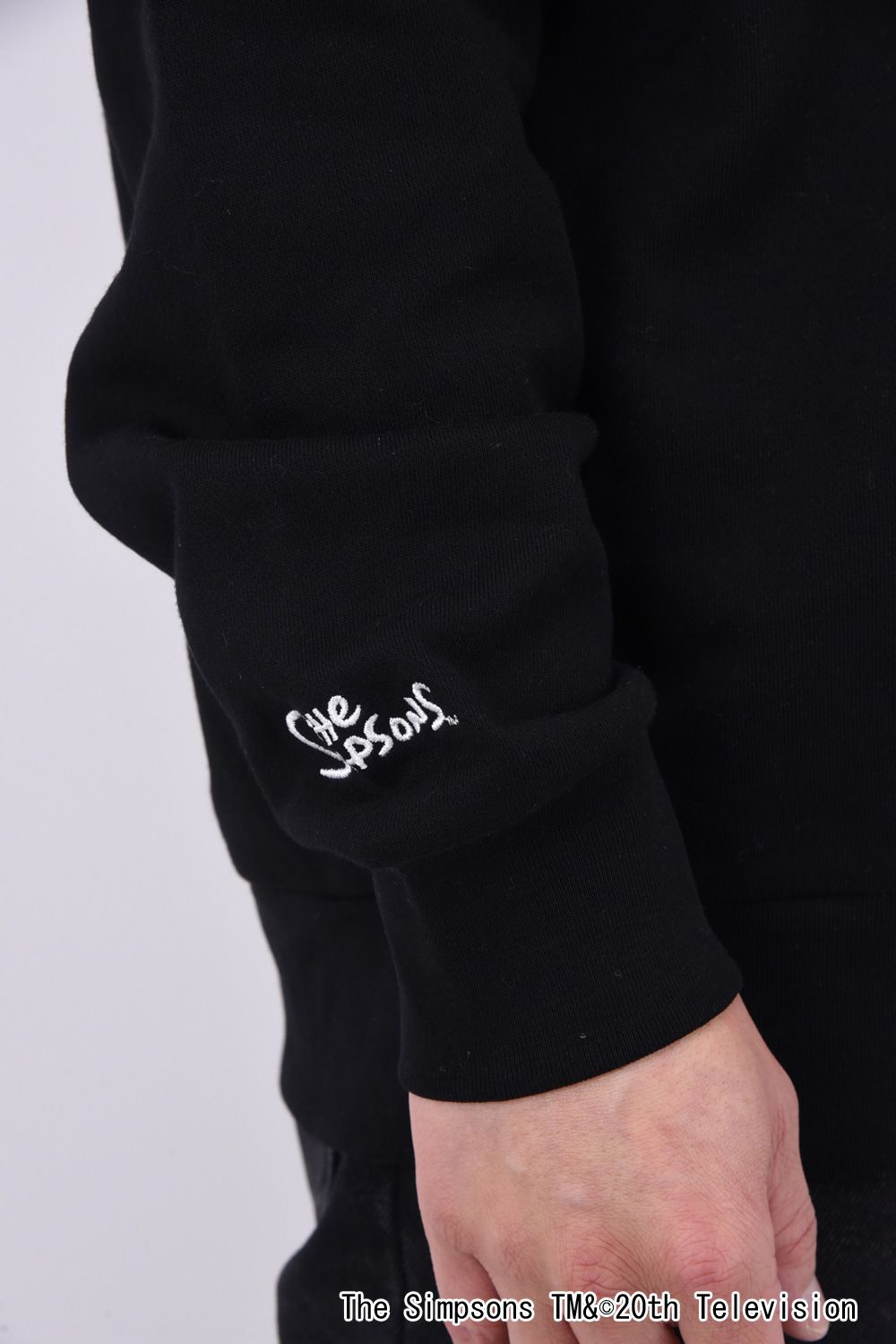 BART SIMPSON CREW NECK / シンプソンズプリント クルーネック (ブラック)