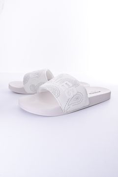 PAISLEY SANDALS / ロゴ ペイズリー柄 シャワーサンダル (ホワイト)