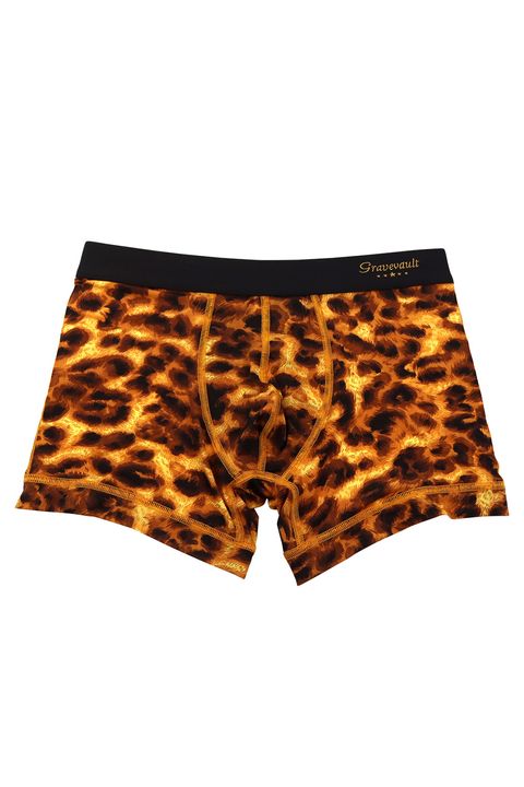 【待望のサイズ.XL入荷】 LEOPARD Short Boxer - イエロー