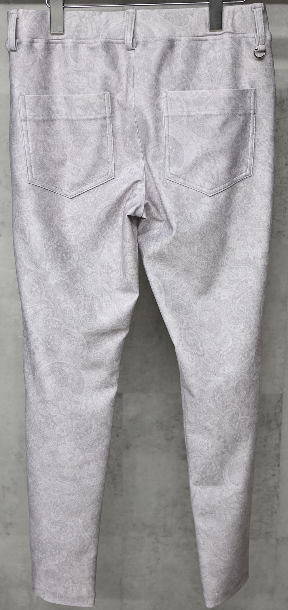 CHRIS EASY TUCK PANTS / 高機能トリコット ワンタック イージーパンツ ペイズリーグレー (2月上旬頃入荷予定)