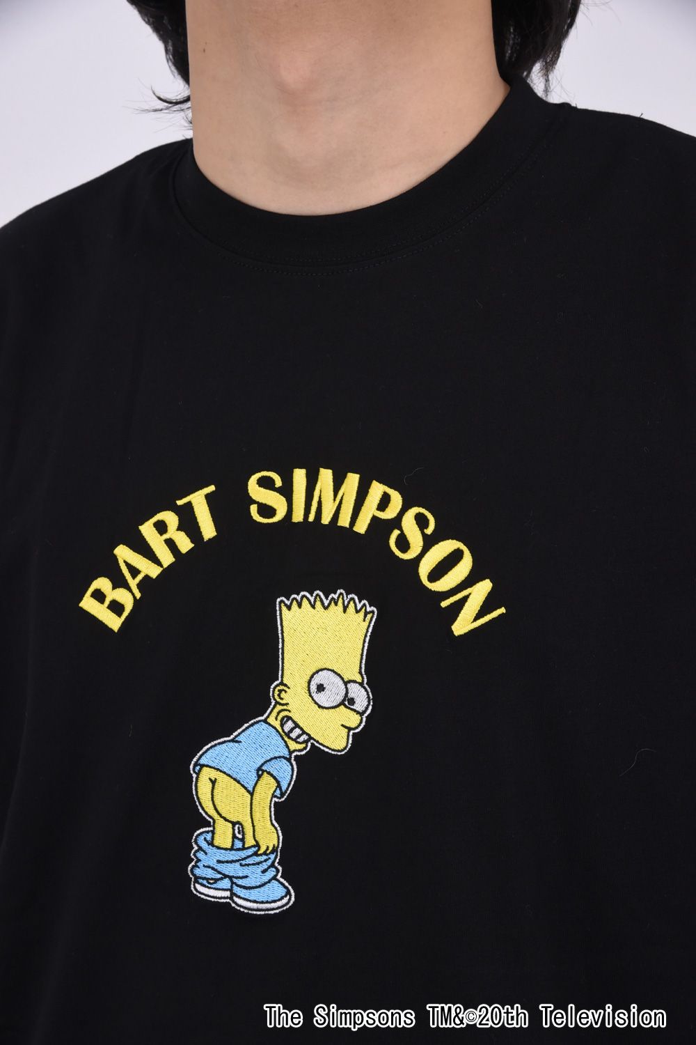 BART SIMPSON T-SHIRT / シンプソンズプリント Tシャツ (ブラック)