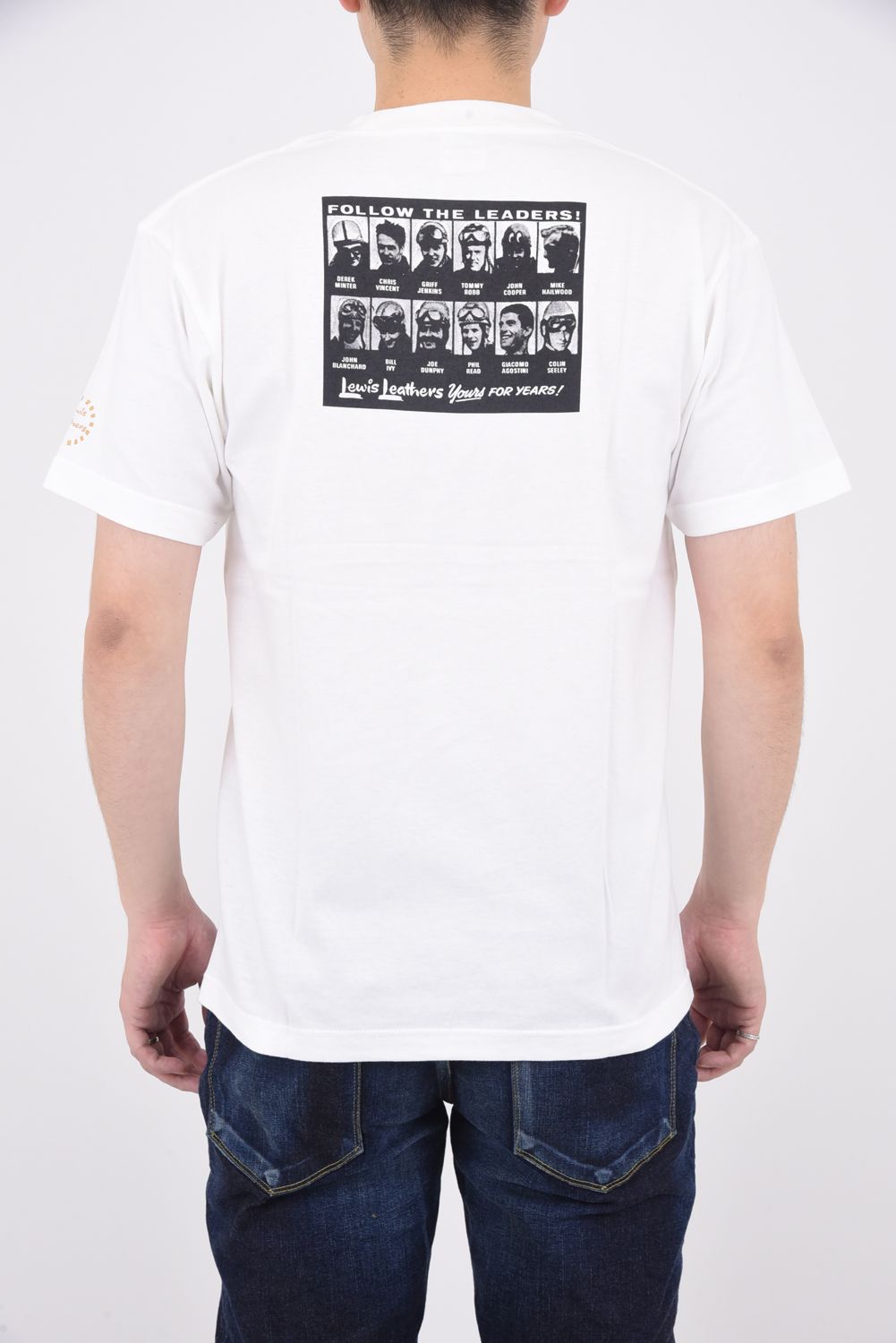 FLAG T-SHIRT / フラッグプリント クルーネック 半袖Tシャツ ホワイト
