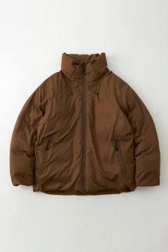 WM / TAION TWILLED DOWN JACKET / WM / タイオン ツイル ダウンジャケット ブラウン