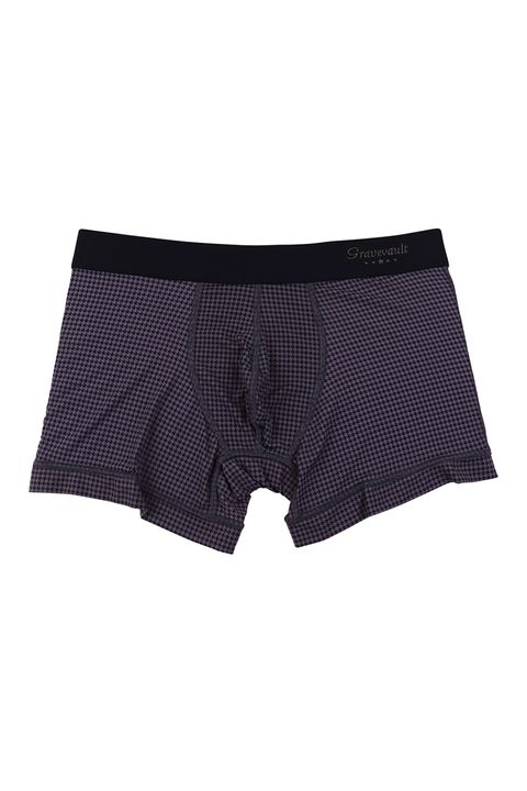 Houndstooth Short Boxer - パープル×グレー