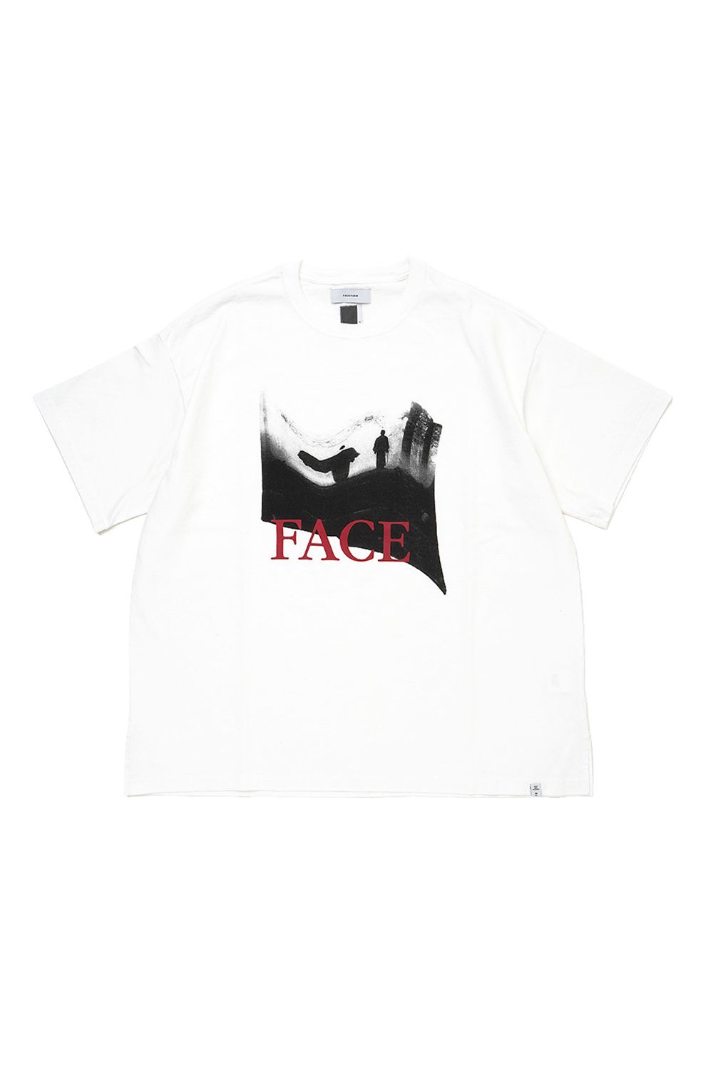 FACETASM - MOVIE TEE 5 / ムービープリント ビッグ Tシャツ ホワイト