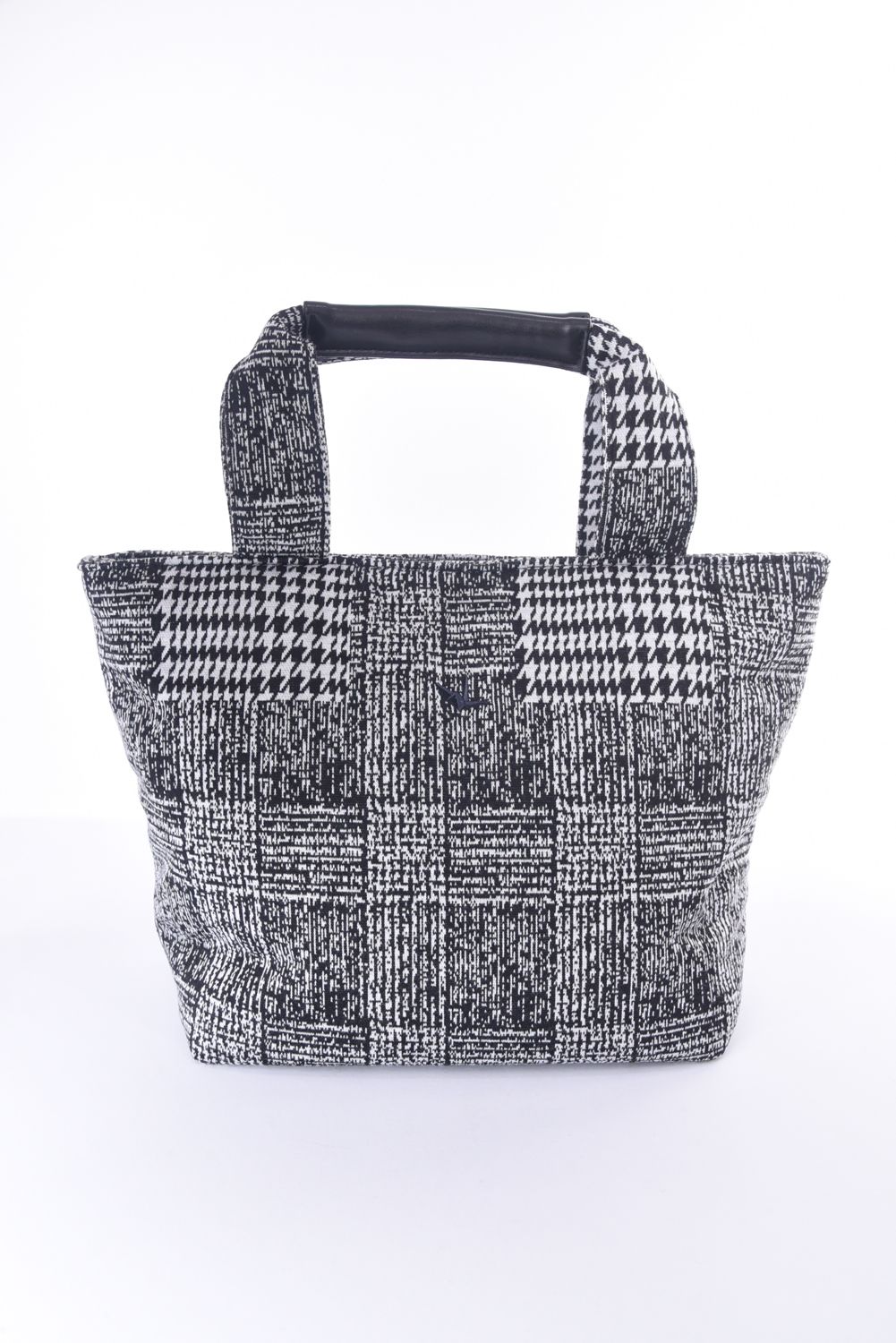 HOUNDSTOOTH LUNCH BAG / ハウンドトゥース ランチバッグ (ブラック)