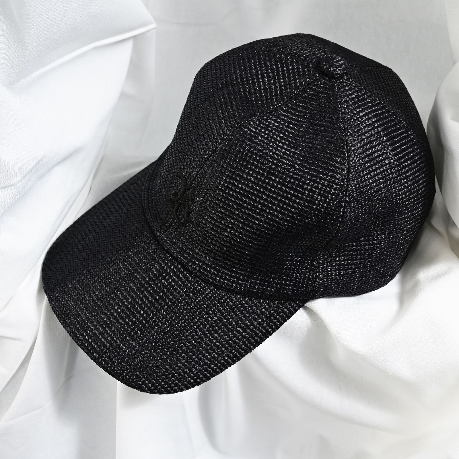 STRAW MESH LOW CAP / ストローメッシュ ローキャップ ブラック