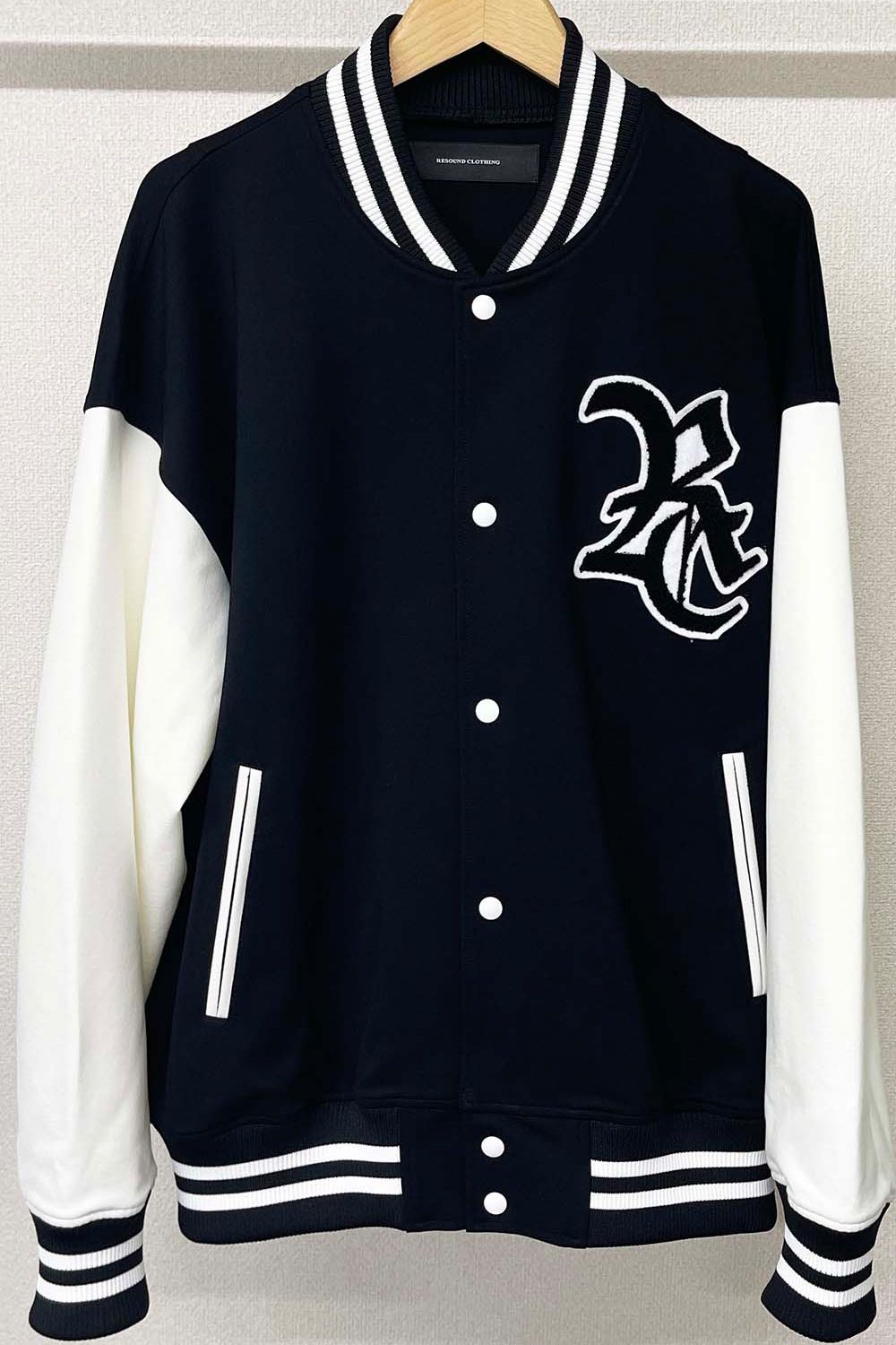 RESOUND CLOTHING - RC JERSEY OVER VARSITY JACKET / ブランドロゴ