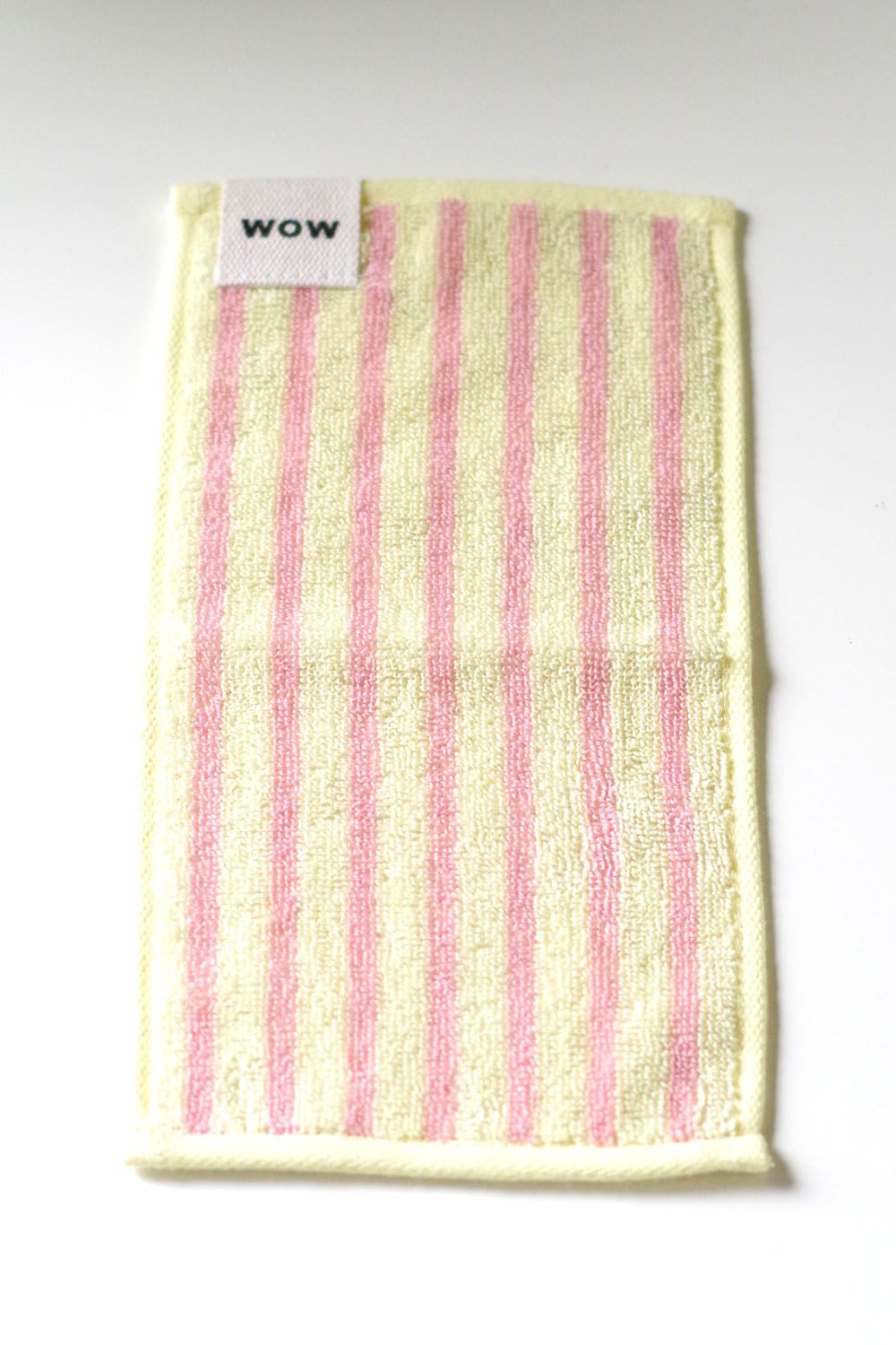 Stripe Mini Towel / シルク混 ストライプ ミニタオル (パープル)