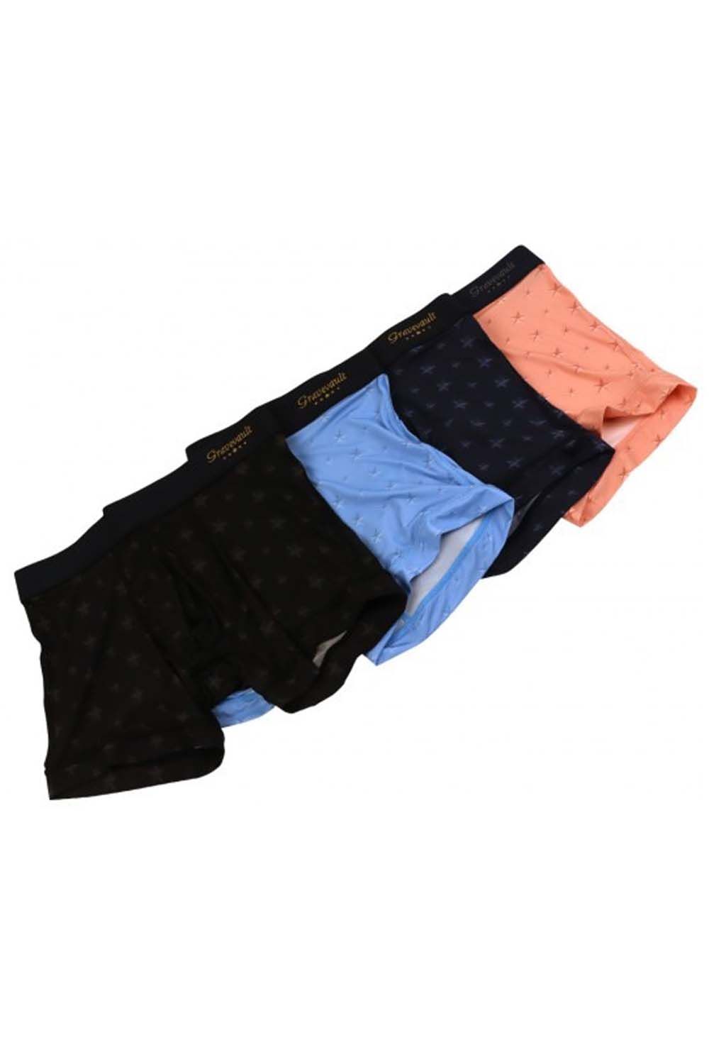 Star Studs Short Boxer - ラグーンブルー
