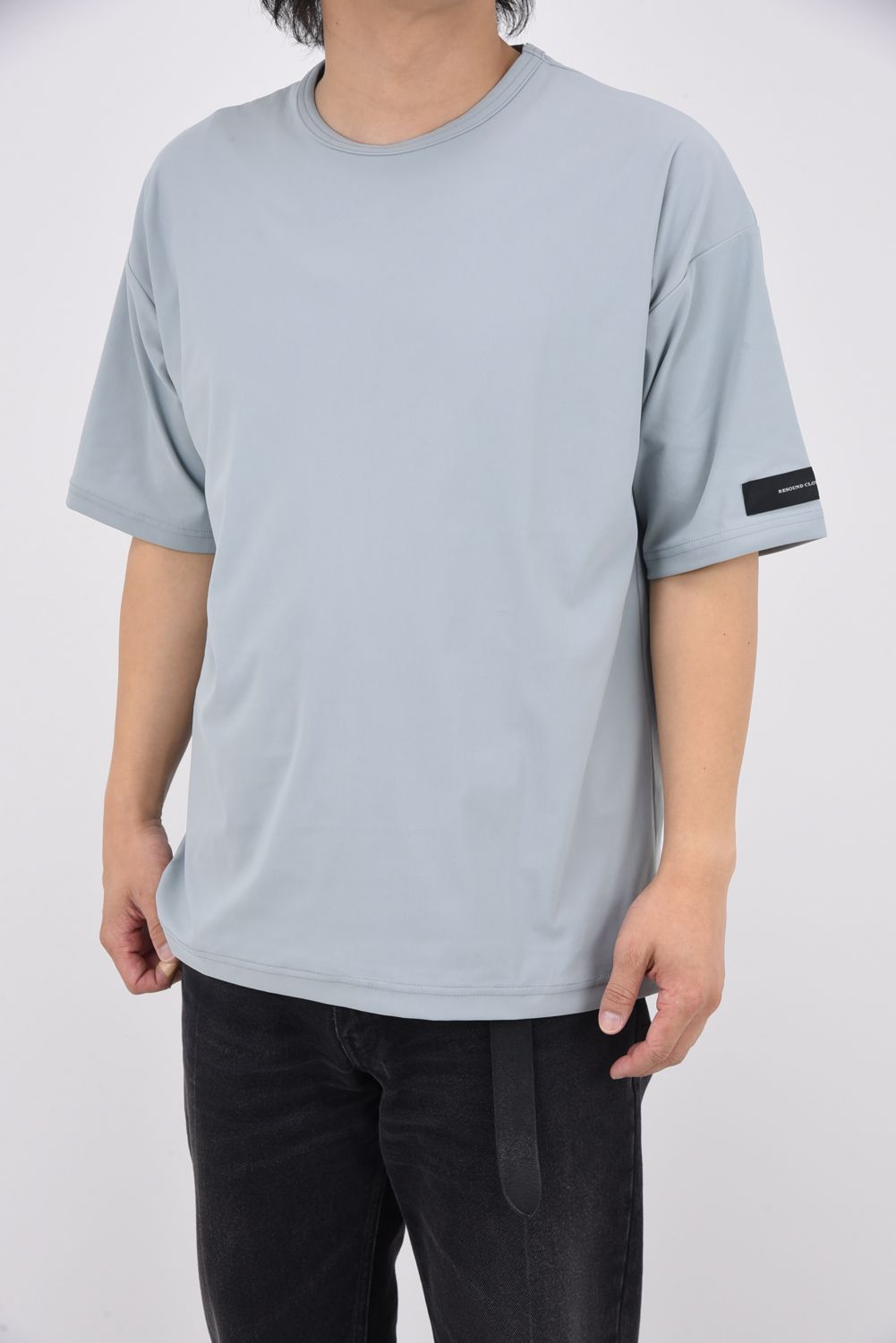 NYLON OVER  TEE / ナイロン オーバーTシャツ アクア