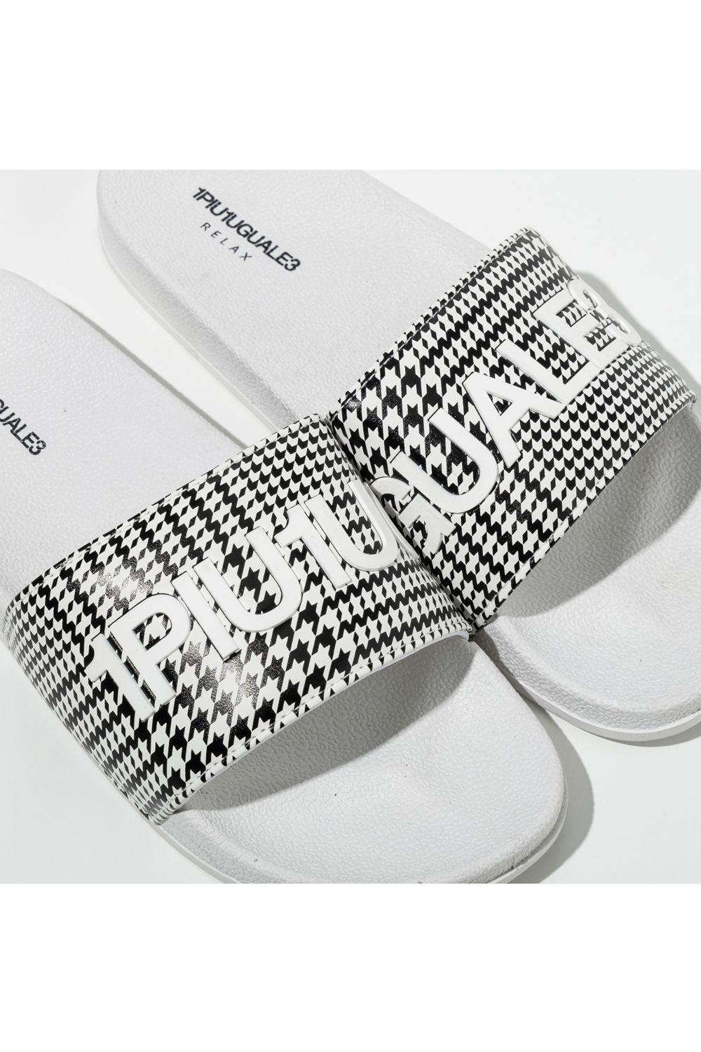 GLEN CHECK SANDALS / グレンチェック シャワーサンダル (ホワイト) (3月上旬入荷予定)