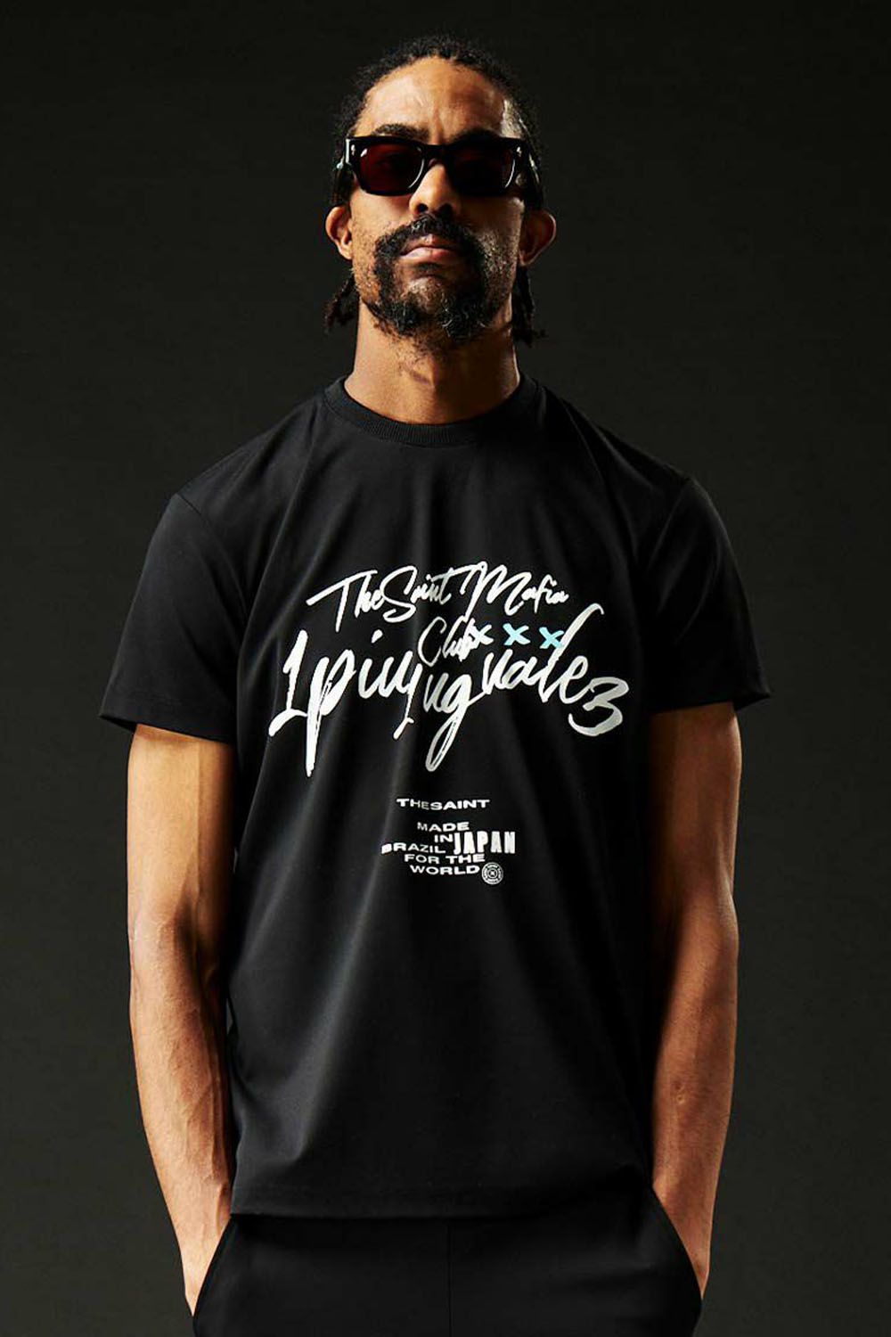 【113SPORT VOL.12 / 24AW】 113SPORT×THESAINT COMFORTABLE CREW S/S / 113ロゴ  クルー Tシャツ ブラック