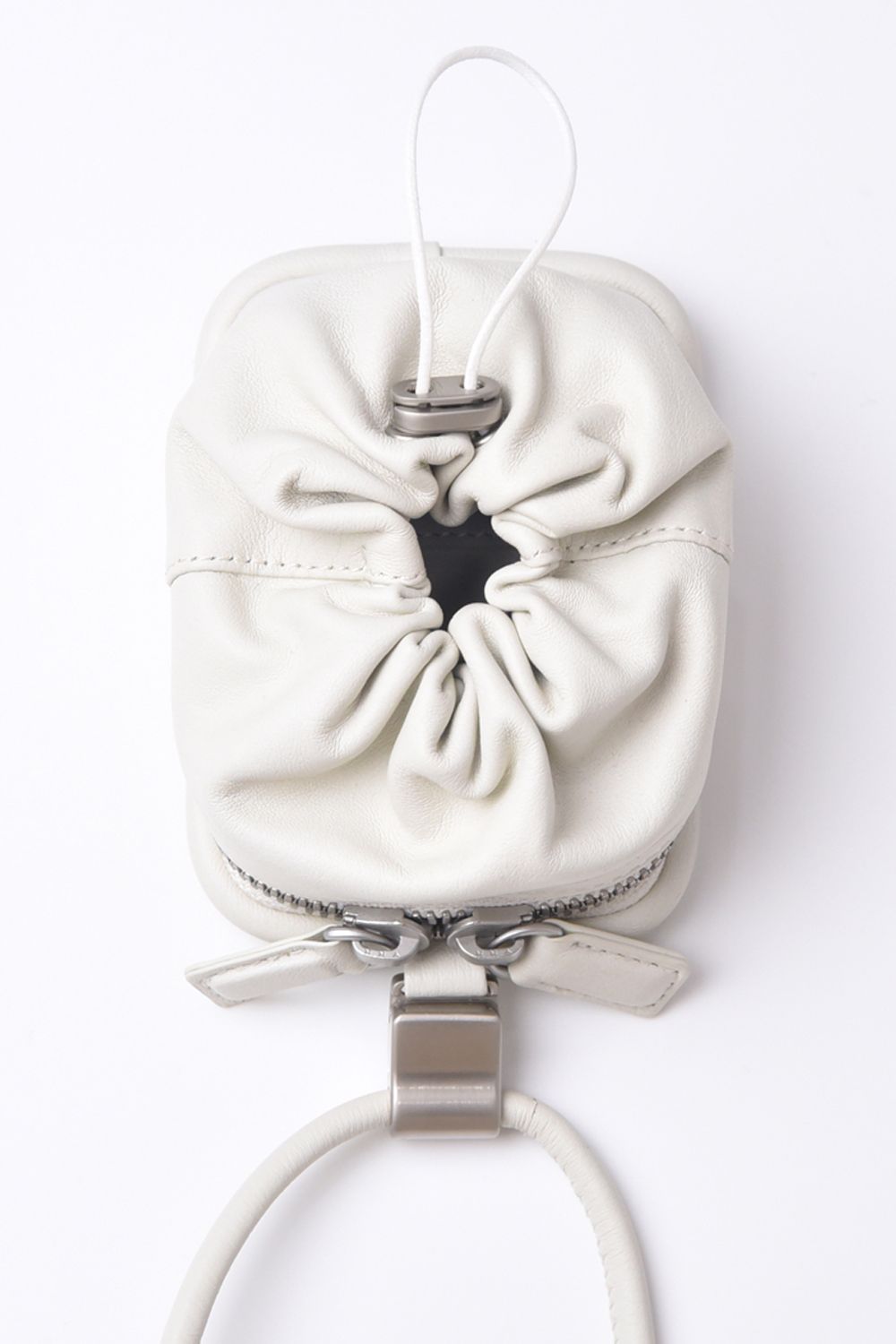 EXCHANGE-SHOULDER-PURSE-SET / ストラップ付き MagSafe対応 ショルダーコンポジションパース(マシュマロ)