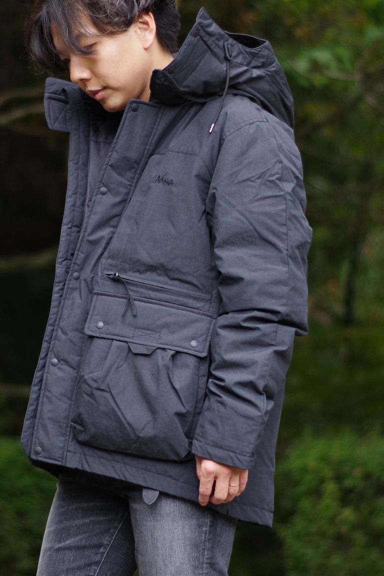NANGA - TAKIBI DOWN JACKET / タキビダウンジャケット チャコール  