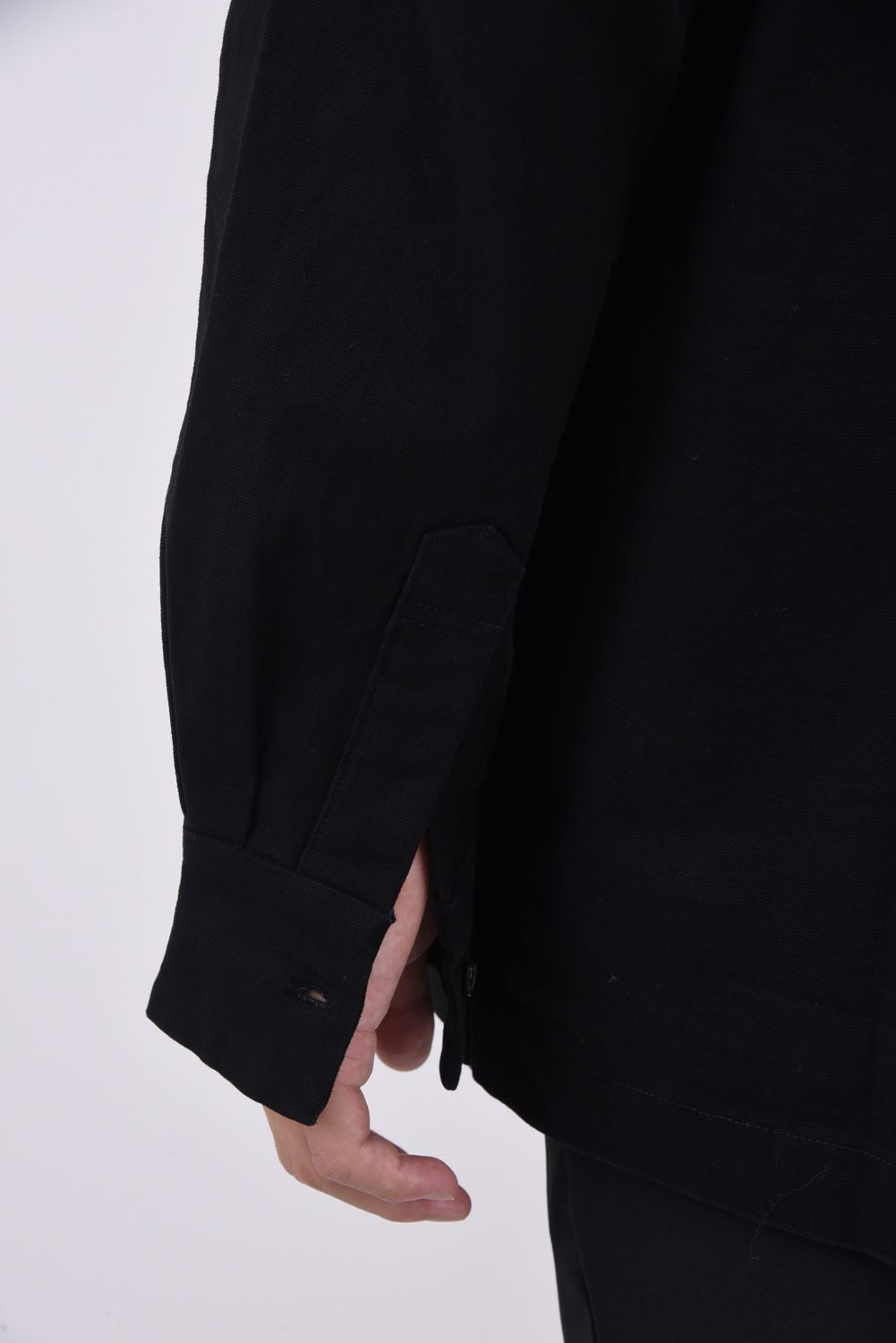 BACK LOGO WIDE SHIRT / バックロゴ ワイド シャツ ブラック