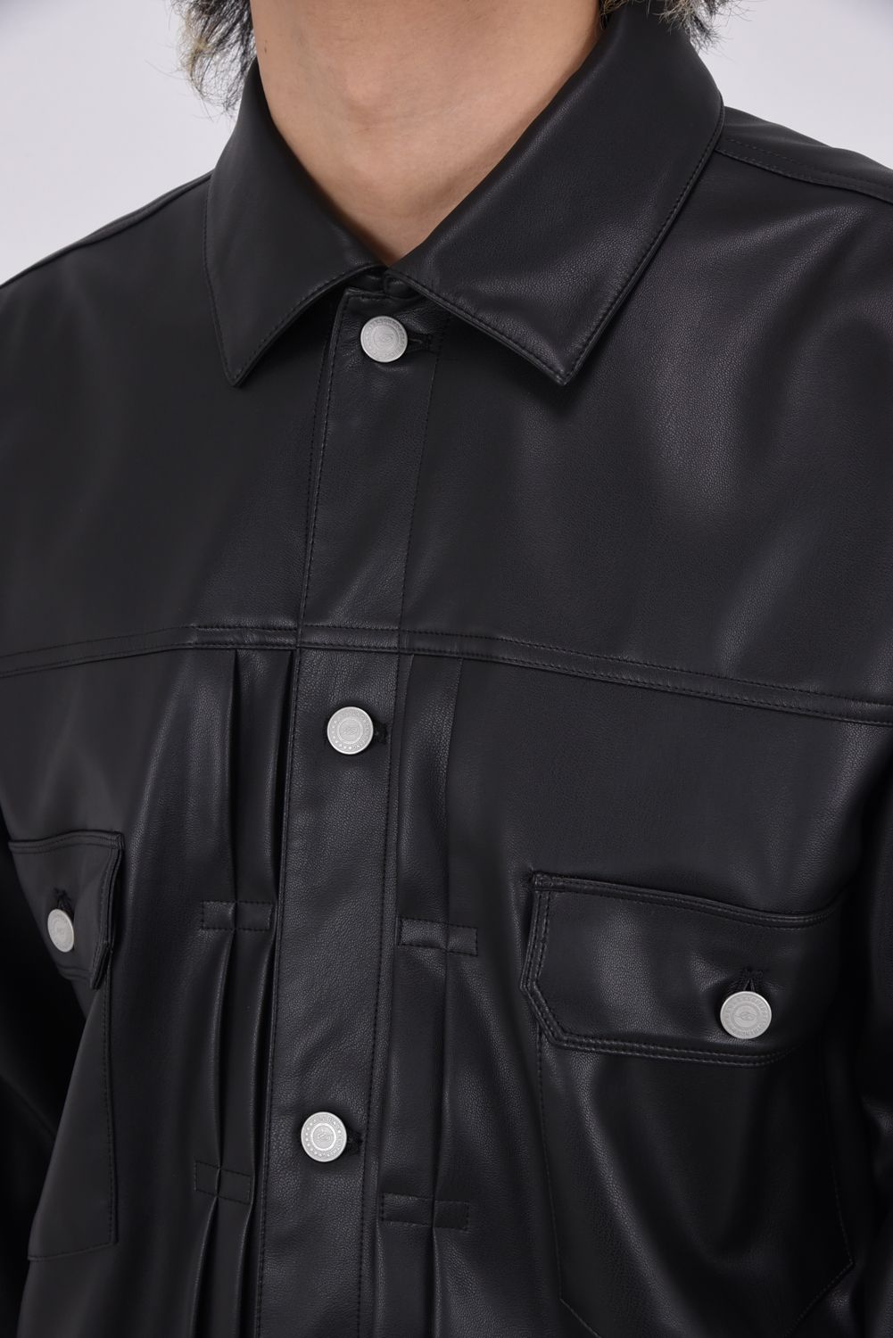 m6838【XL】【B系】 ROCAWEAR Gジャン オーバーサイズ レザー m6838【XL】【B系】 ROCAWEAR Gジャン オーバーサイズ レザー