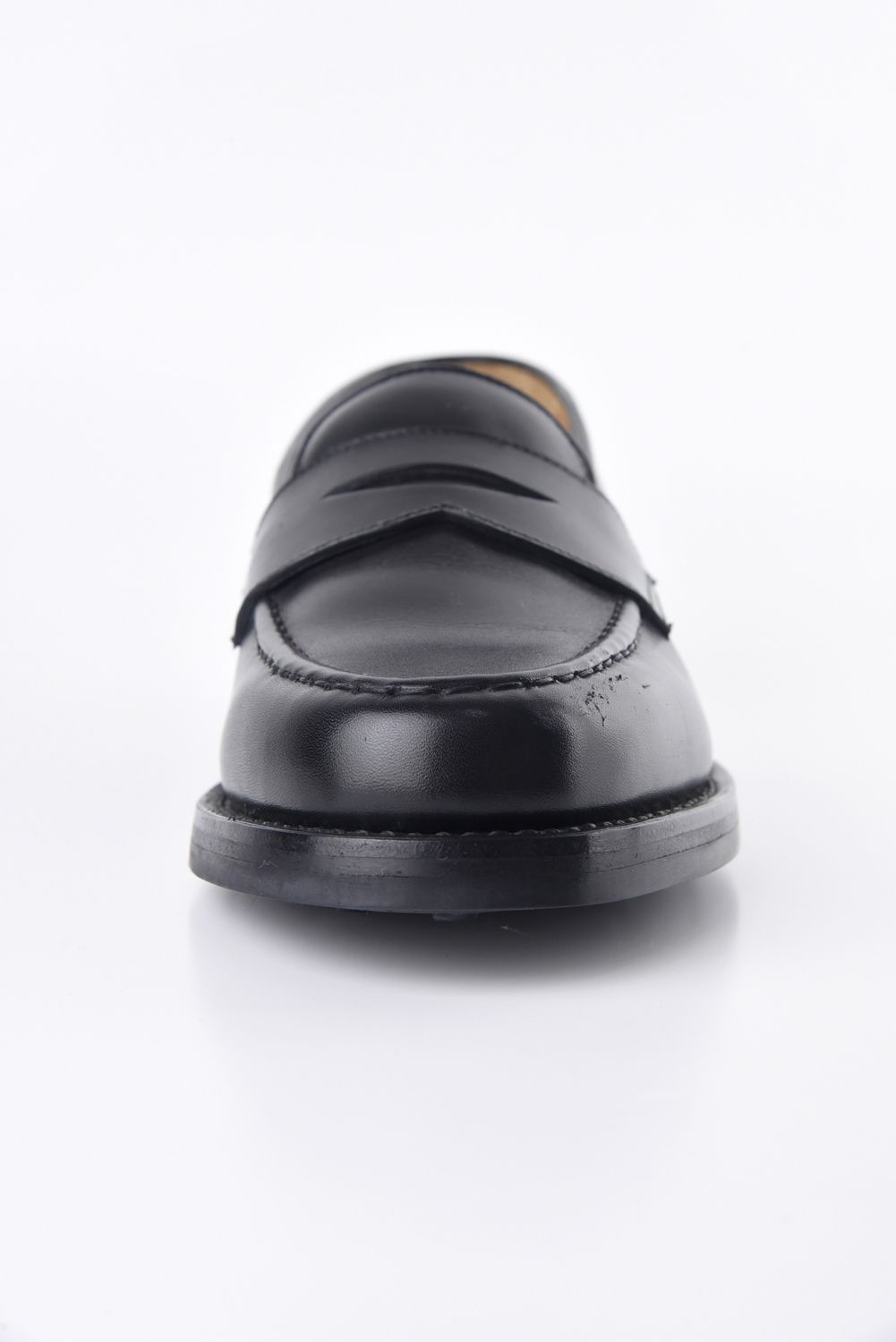 【訳ありアウトレット品】 SHOREDITCH / ペニーローファー フレンチカーフ ブラック