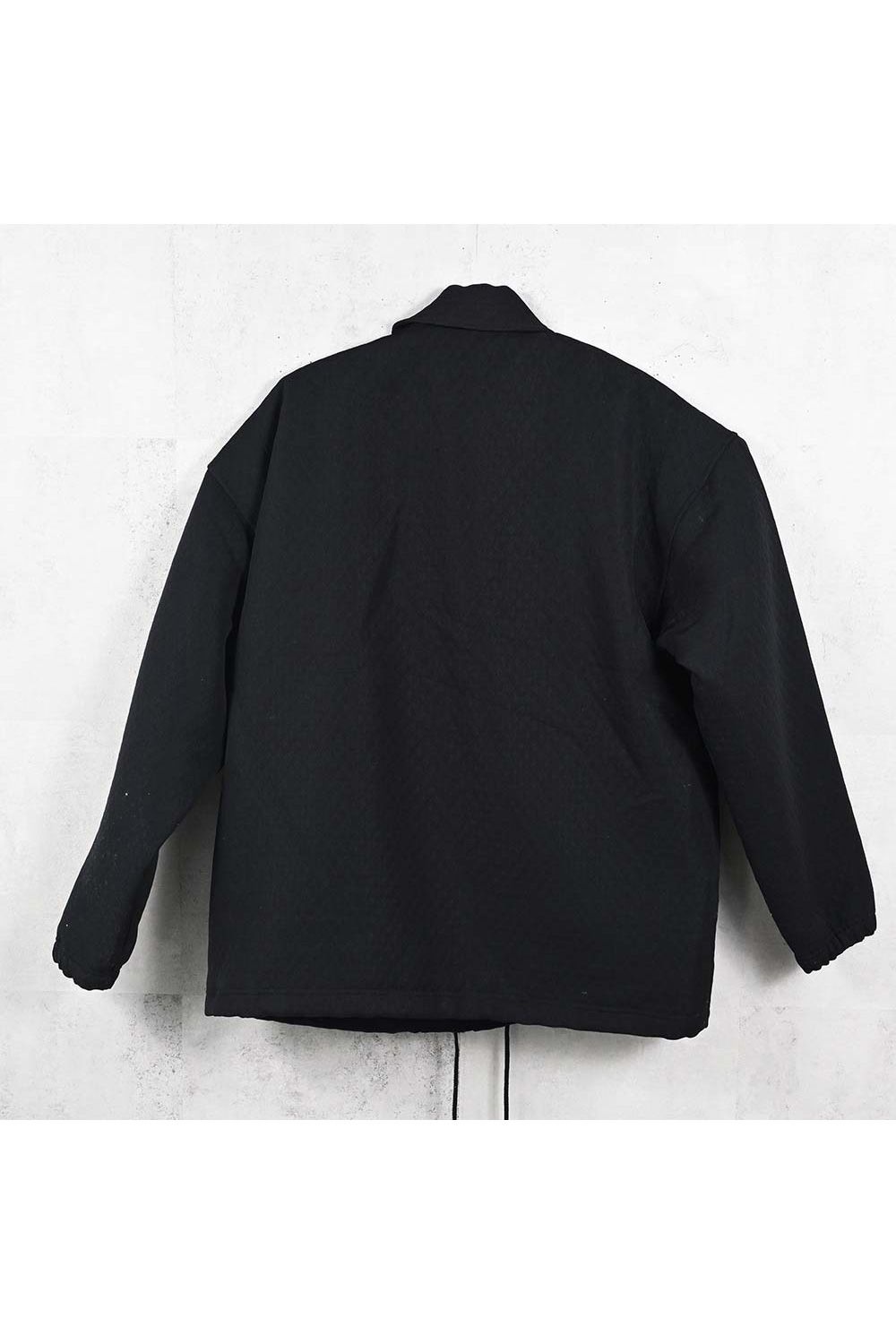 FUR COACH JK  / キルティング柄 コーチジャケット (ブラック) (11月中旬入荷予定) ※オーダー締切：9月1日(月)18:00