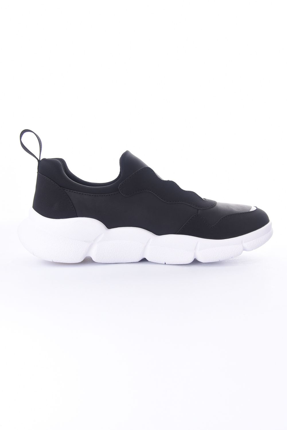 SMALL LOGO BIG SOLE SHOES / VIBRAMソール ダッドスニーカー ブラック / ホワイト