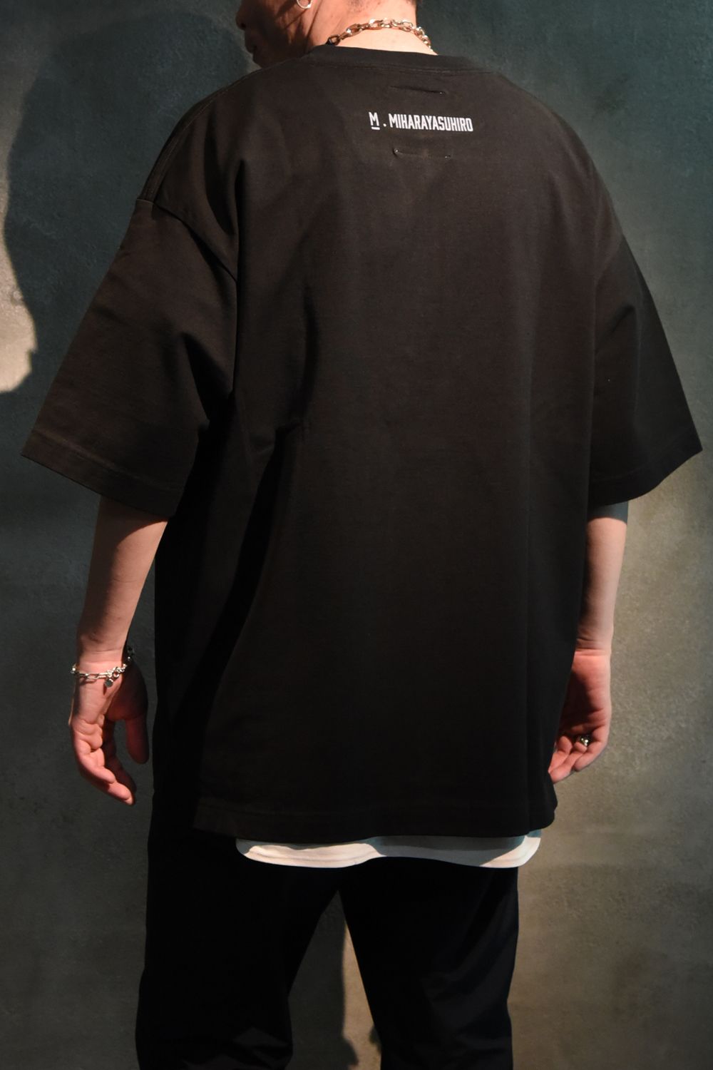 SMILY FACE PRINTED TEE / スマイリーフェイス プリンテッド クルーネック 半袖 Tシャツ ブラック