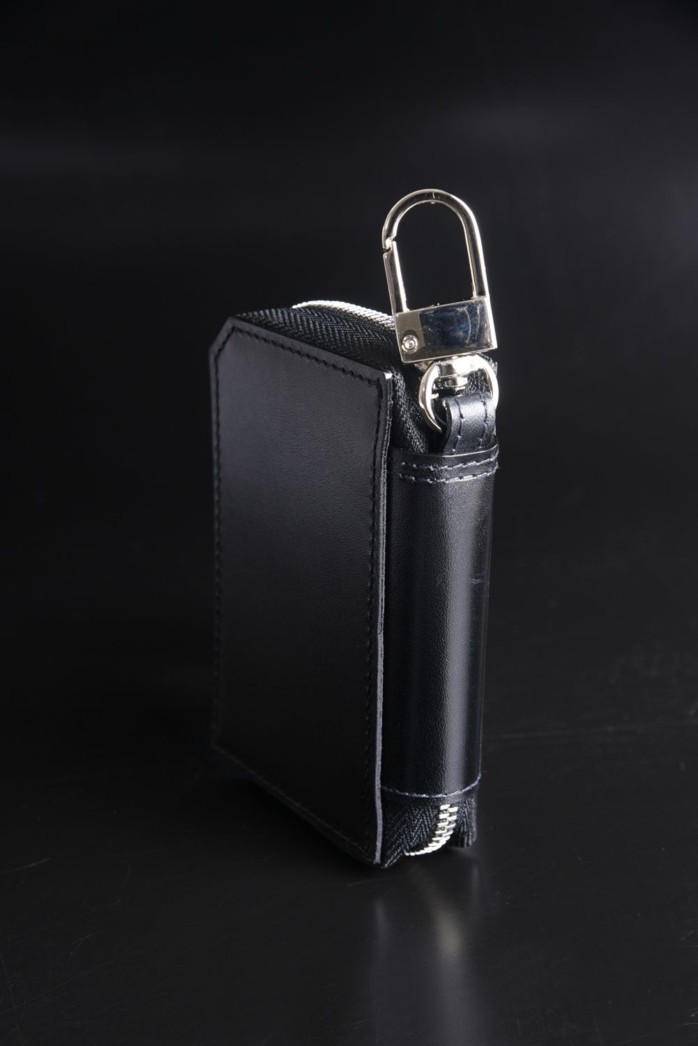 SMART W KEY CASE / LA122GT アノネイ社 ボックスカーフ スマートWキーケース ブラック