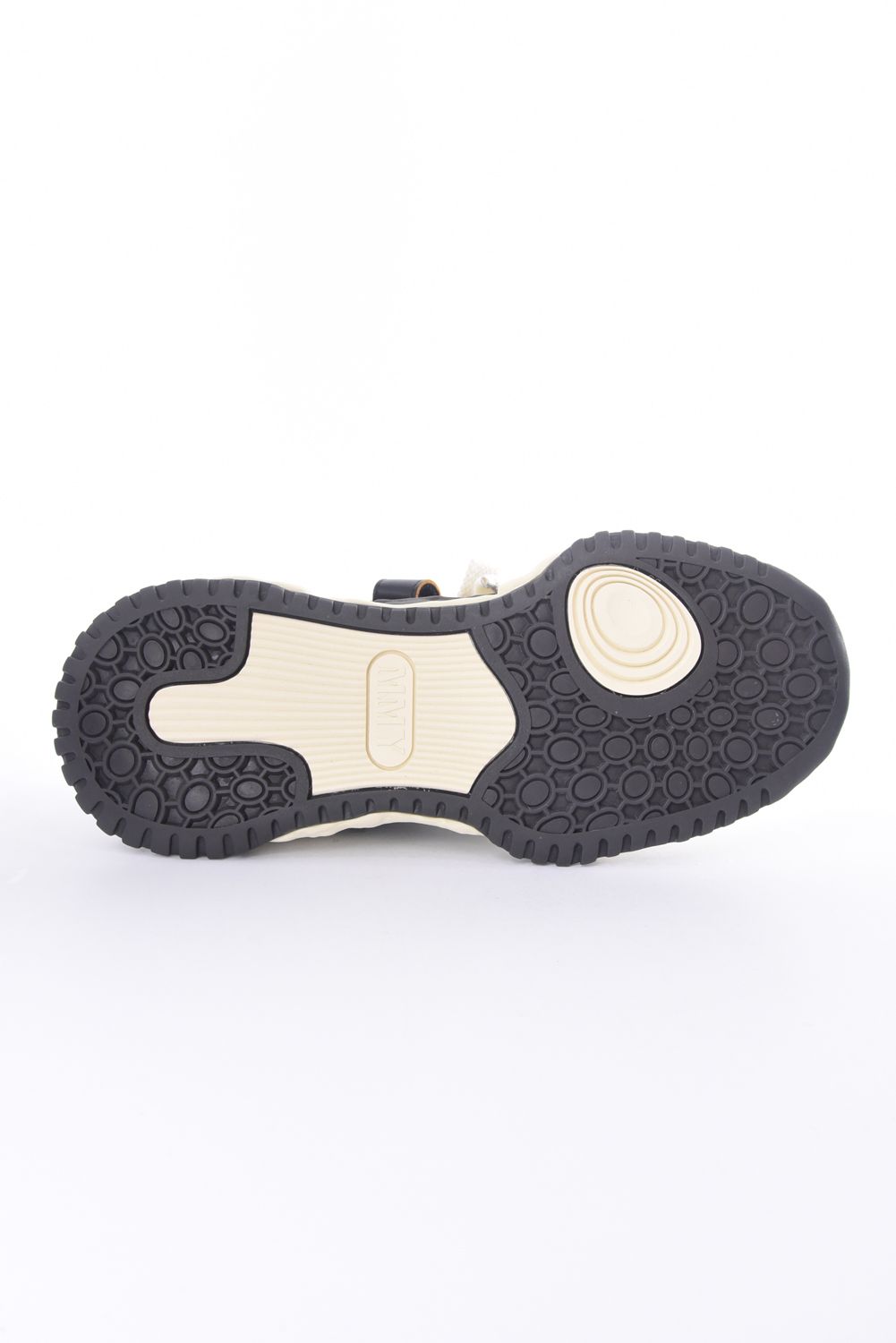 "KEITH" OG Sole Leather Low-Top sneaker / オリジナルソール レザー ローカットスニーカー （ブラック / ホワイト)