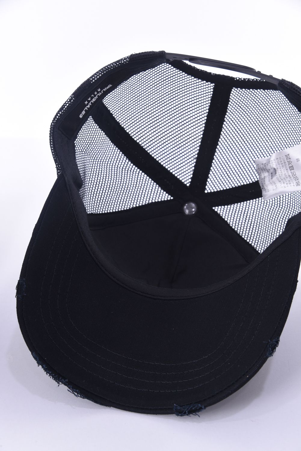 3 STEPS LOGO CAP / 泡プリントロゴ キャップ ブラック