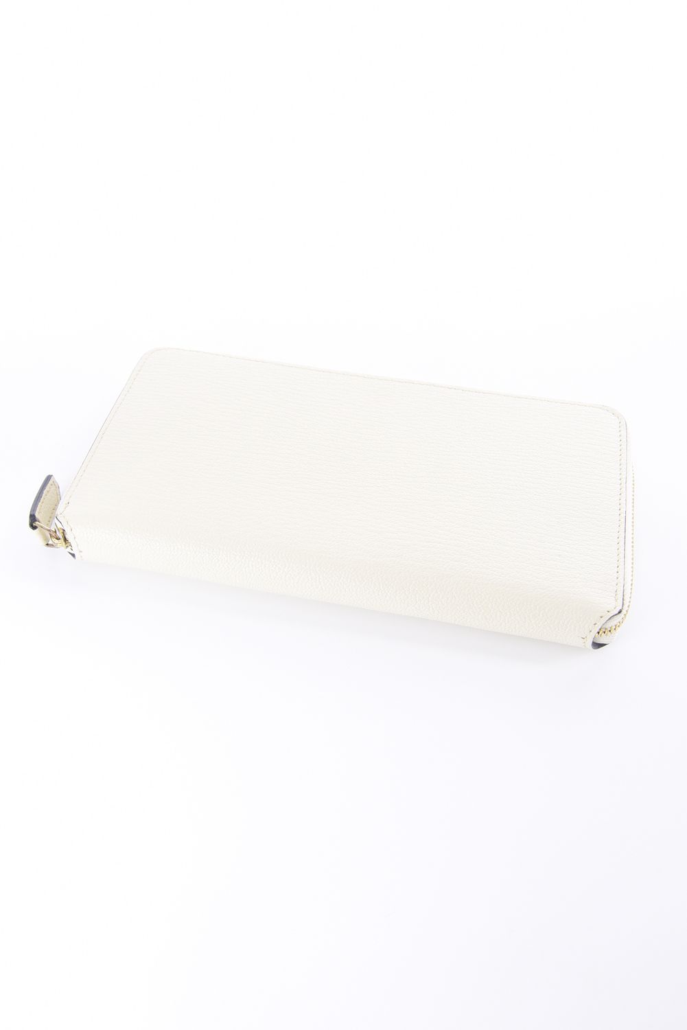 【残り1点】 ROUND ZIP LONG WALLET / LA409 ラウンドジップ ロングウォレット ホワイト / グレー