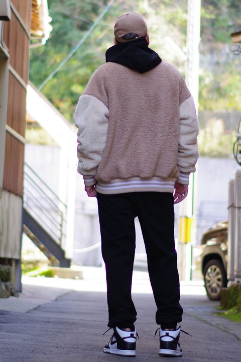 【RESOUND CLOTHING】 新作ボアスタジャンを使用した、カジュアルスタイル