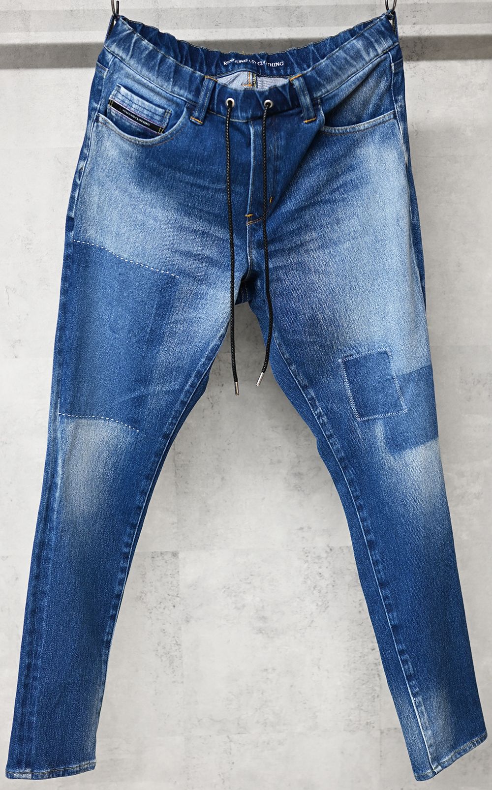 MICK DENIM JERSEY / 定番 デニム ジャージーンズ インディゴリメイク