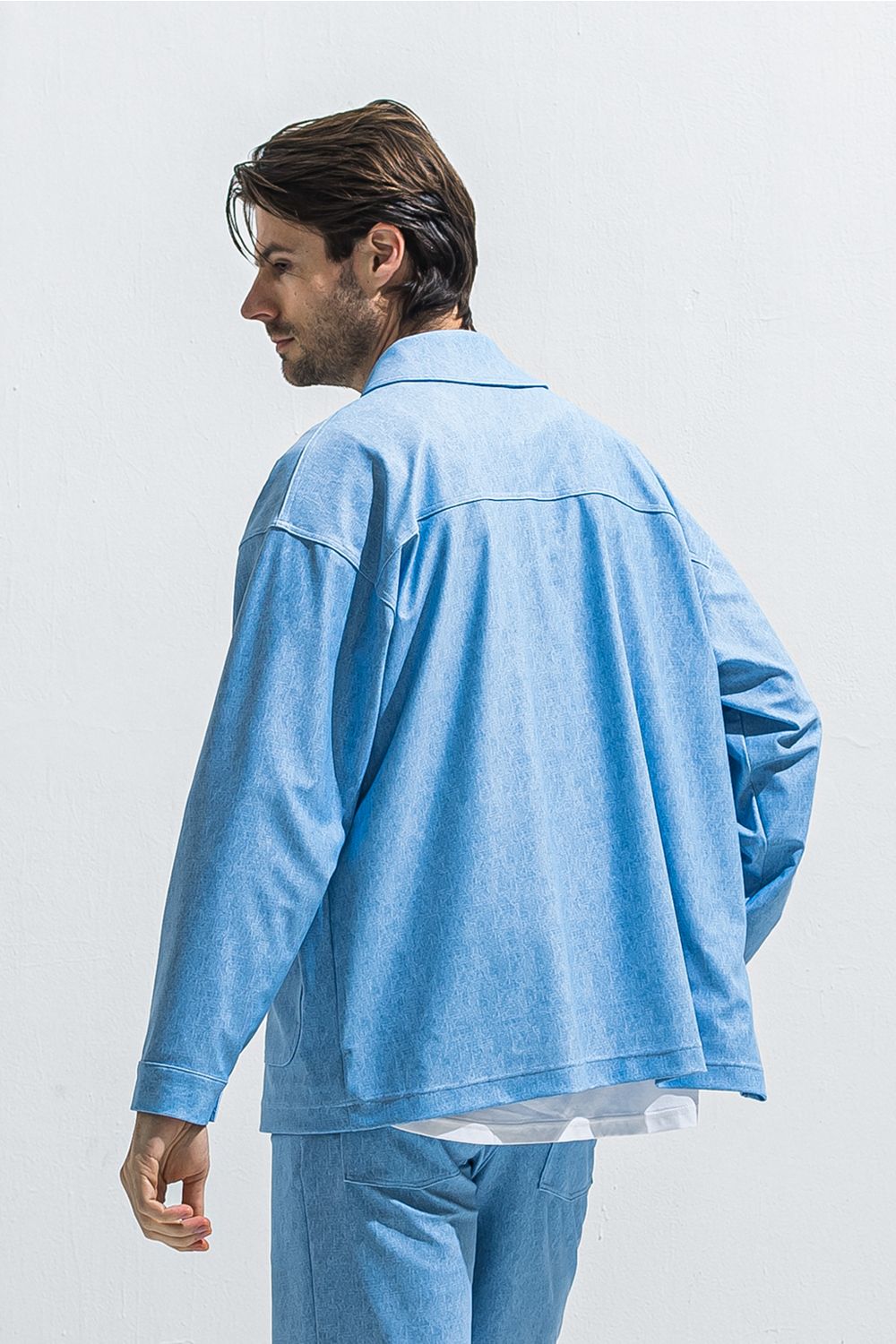 RUSH CAVER ALL/  ラッシュガード カバーオールジャケット (ライトインディゴ) (5月中旬入荷予定) ※オーダー締切:2月15日(日)18時