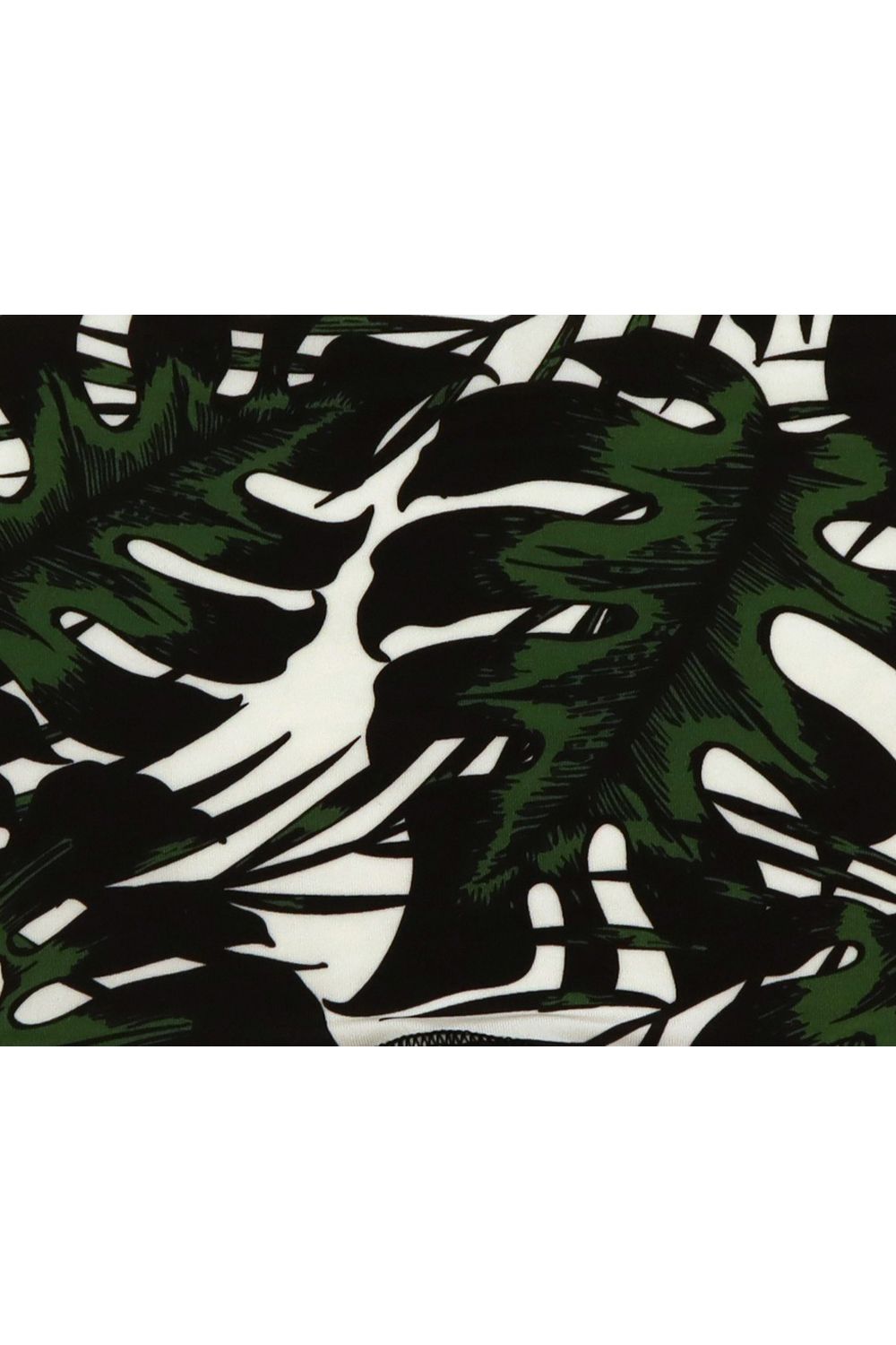 monstera leaf Short Boxer - リーフブラック