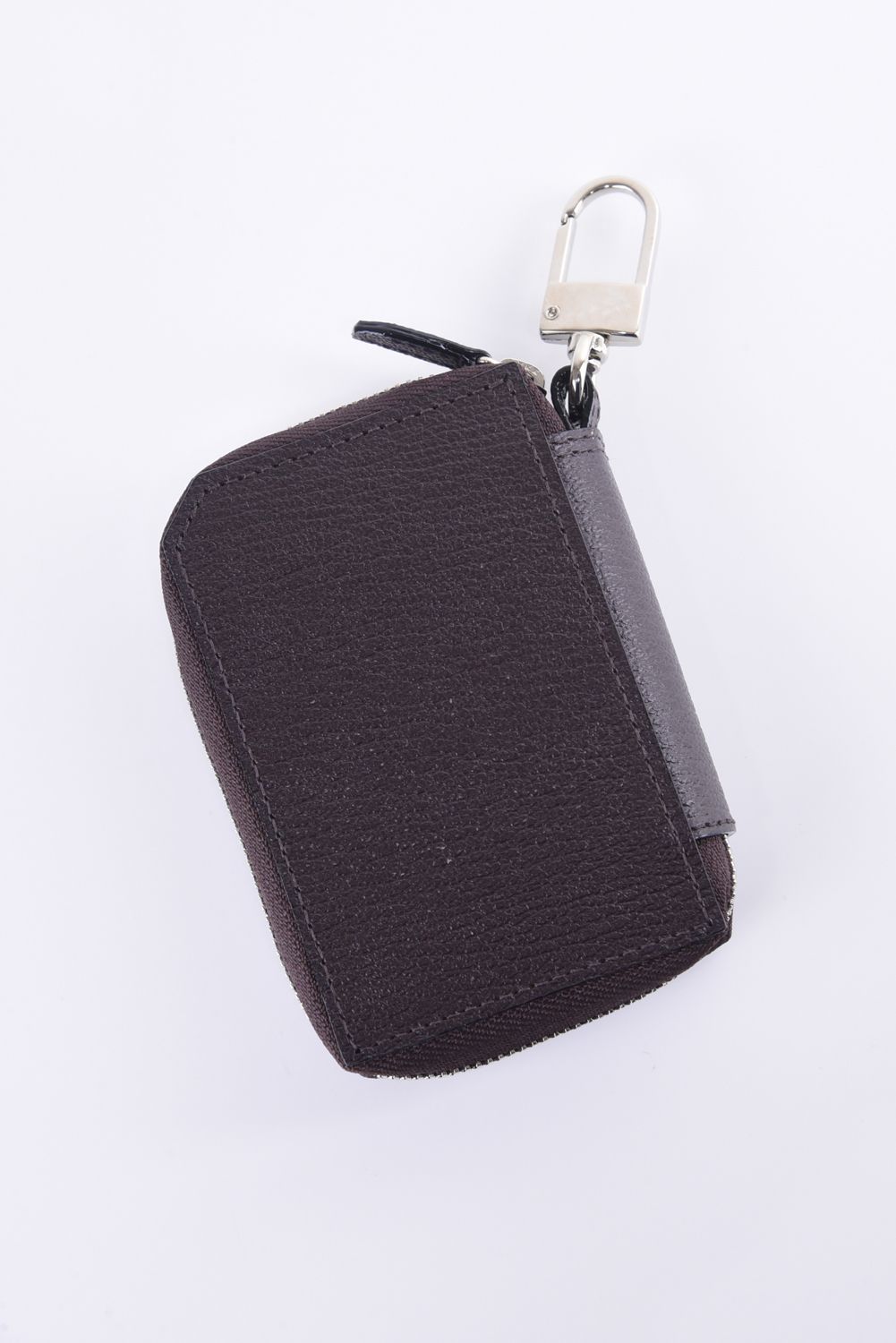 【残り1点】 SMART W KEY CASE / LA122GT ゴートレザー スマートWキーケース ダークブラウン / ネイビー