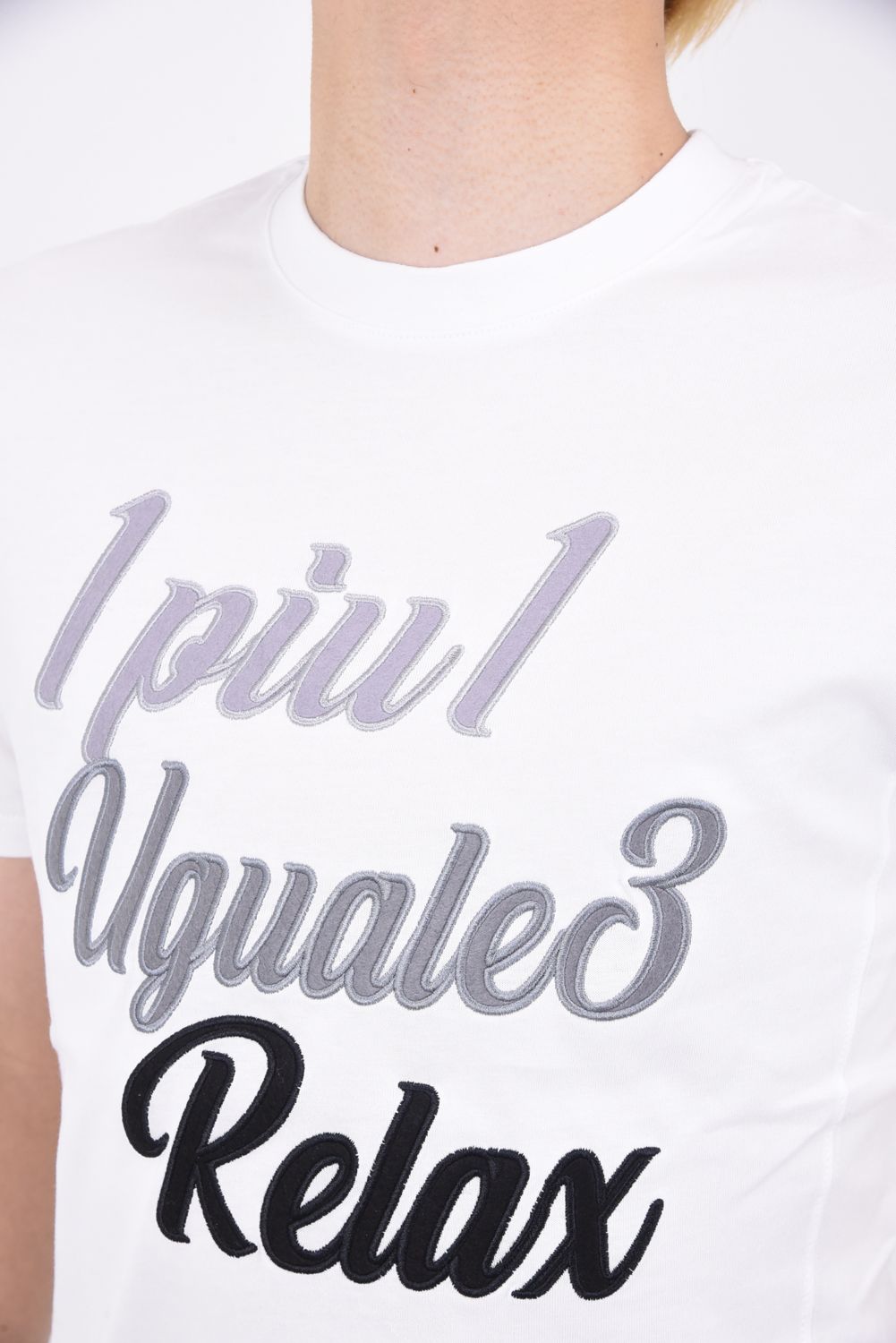 1PIU1UGUALE3 RELAX - 3 STEPS EMBROIDERY T-SHIRTS / グラデーション ...