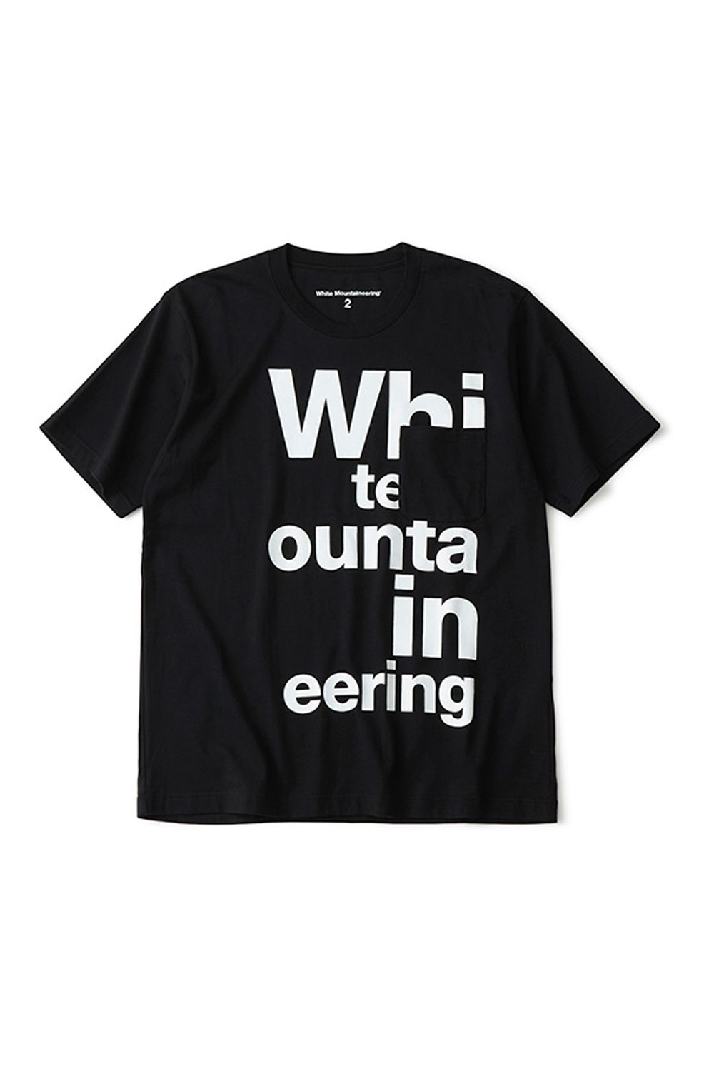 White Mountaineering - WM LINE CHANGE LOGO PRINTED T-SHIRT