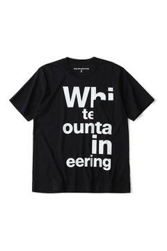WM LINE CHANGE LOGO PRINTED T-SHIRT / チェンジ ロゴ プリント クルーネック Tシャツ ブラック