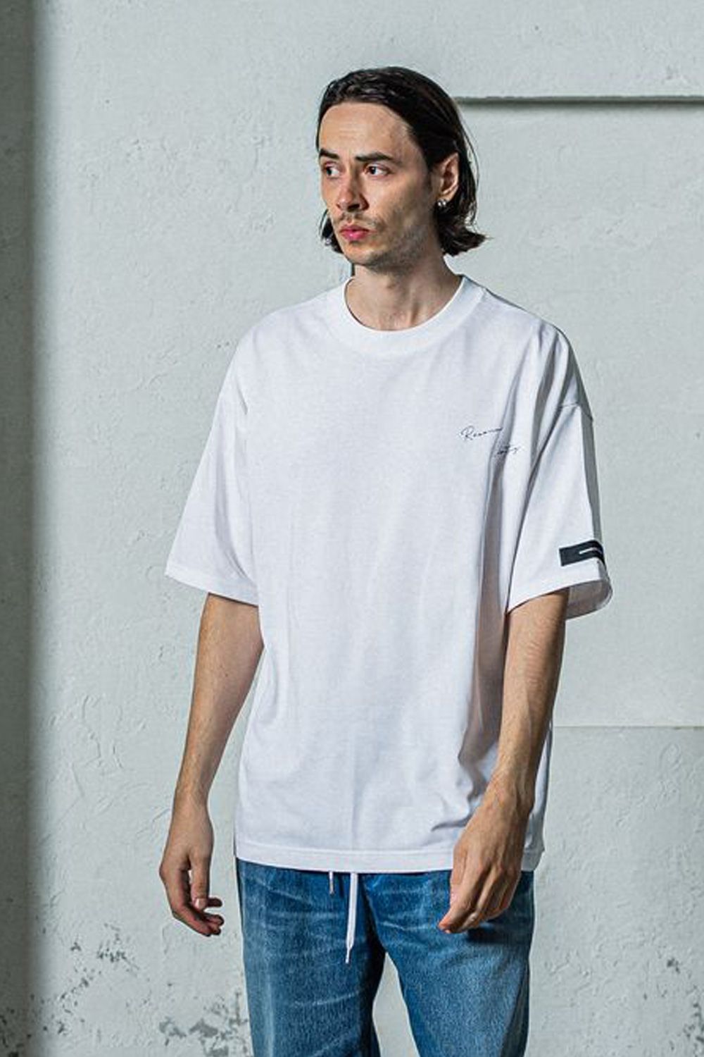 BACK PHOTO OVER TEE / バックフォト オーバーTシャツ ホワイト