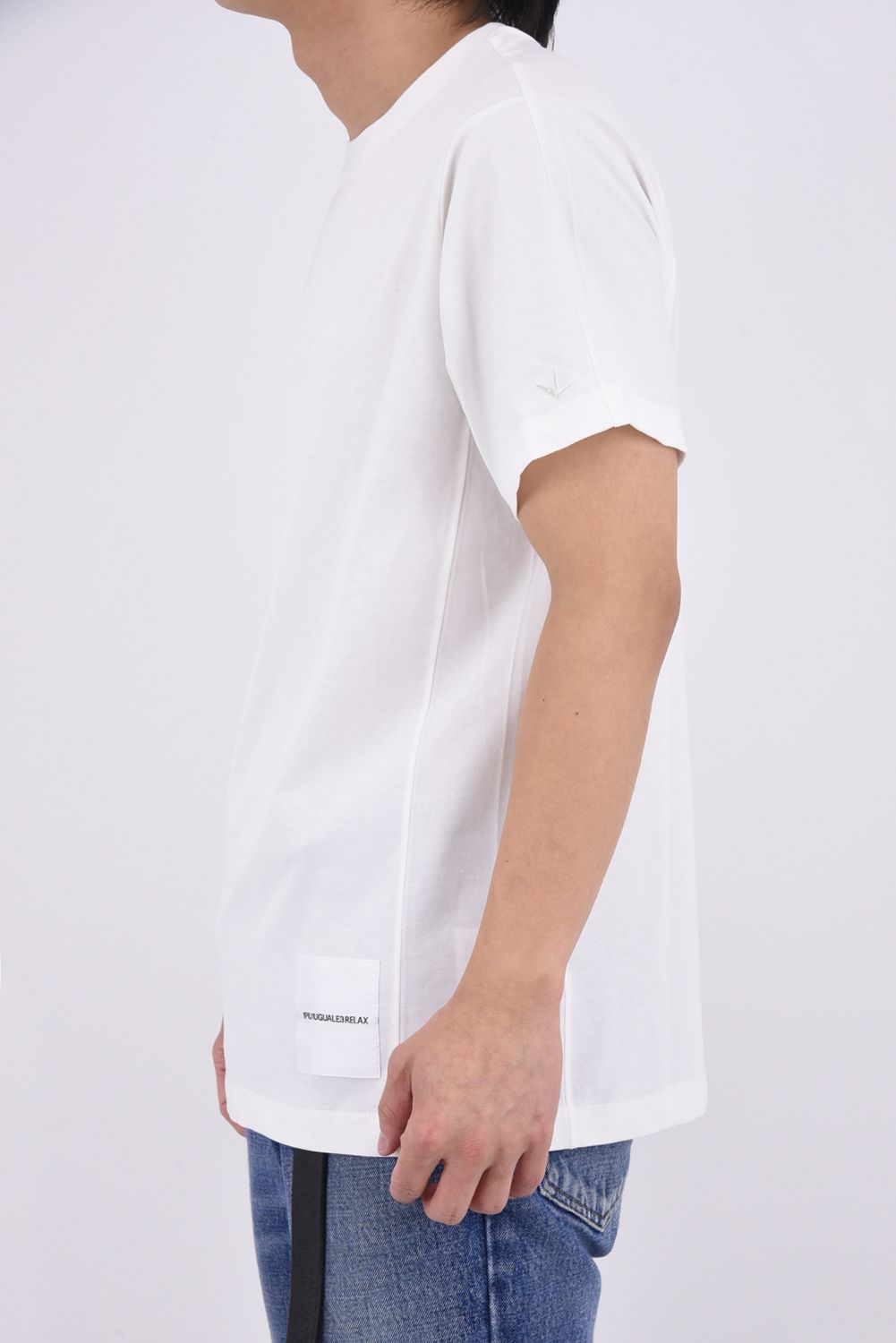 【26SS】 NAME PATCH T-SHIRT / ブランドロゴネームパッチ Tシャツ (ホワイト)