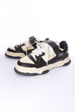 "KEITH" OG Sole Leather Low-Top sneaker / オリジナルソール レザー ローカットスニーカー （ブラック / ホワイト)