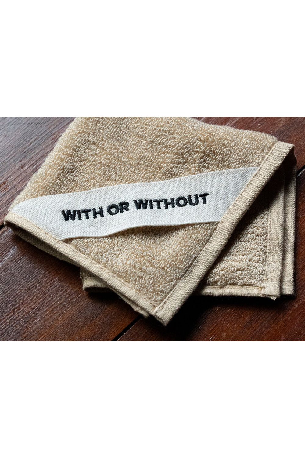 Hand Towel / シルク混 ハンドタオル (ベージュ)