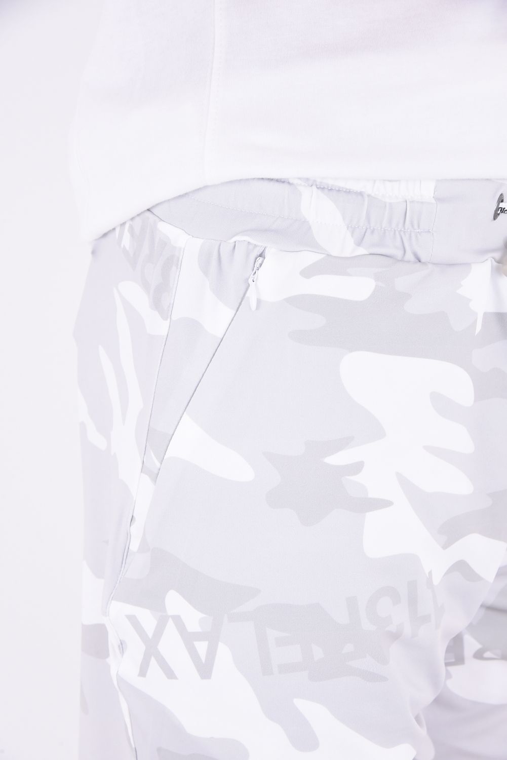 CAMO LOGO SHORT PANTS  / オリジナルカモフラ柄 ラッシュガードハーフパンツ ホワイト