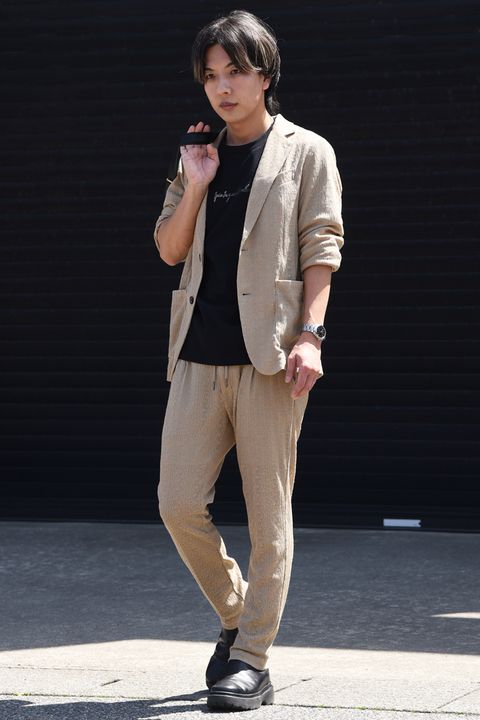 【113 RELAX】 涼しげなジャガードセットアップを使用したスタイリング